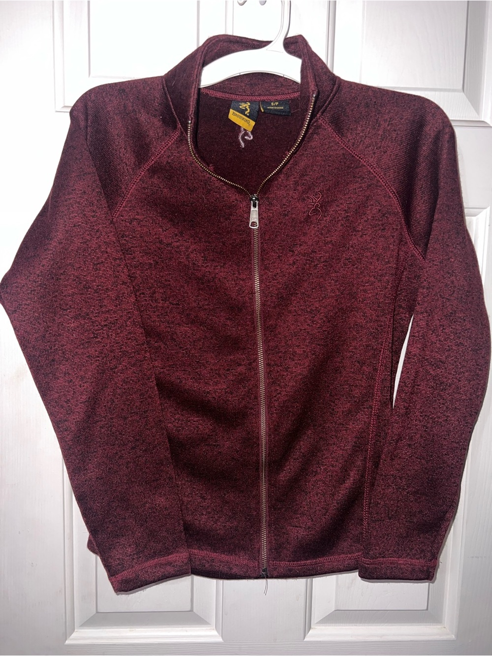Browning Women's Marled Burgundy Full-Zip Utility Jacket